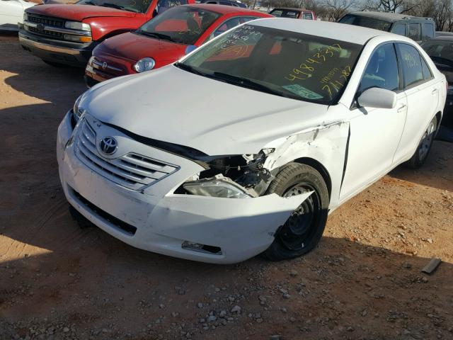 4T1BE46K37U711782 - 2007 TOYOTA CAMRY NEW WHITE photo 2