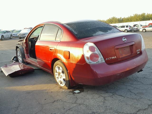 1N4AL11D36N378026 - 2006 NISSAN ALTIMA S BURGUNDY photo 3