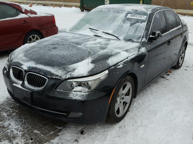 WBANW13568CZ72338 - 2008 BMW 535 I BLACK photo 2