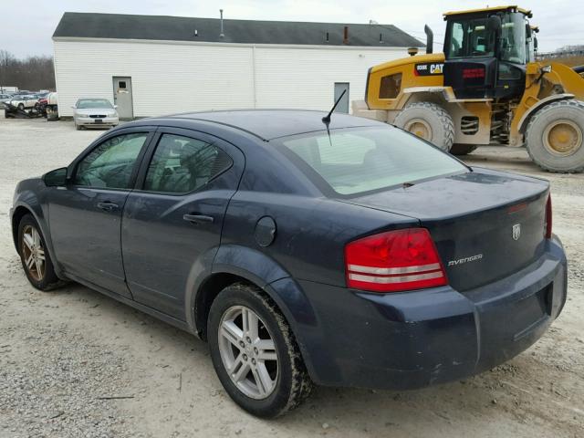 1B3LC56R48N602892 - 2008 DODGE AVENGER SX BLUE photo 3