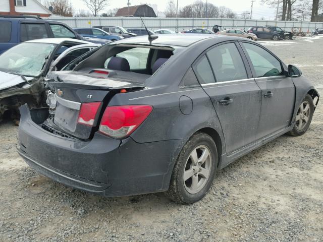 1G1PF5SC4C7285503 - 2012 CHEVROLET CRUZE LT BLACK photo 4