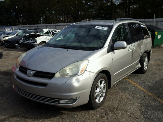 5TDZA22C74S196190 - 2004 TOYOTA SIENNA XLE TAN photo 2