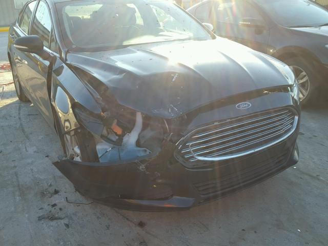 1FA6P0H77E5376461 - 2014 FORD FUSION SE BLACK photo 9