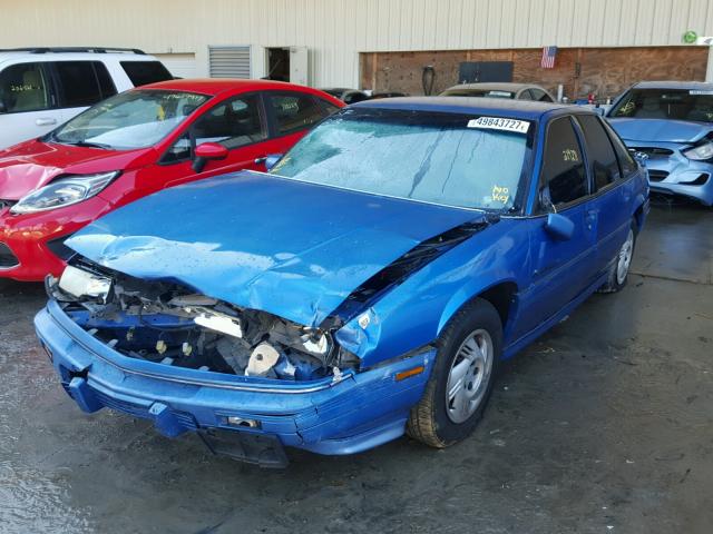 1G2WJ52MXSF217936 - 1995 PONTIAC GRAND PRIX BLUE photo 2