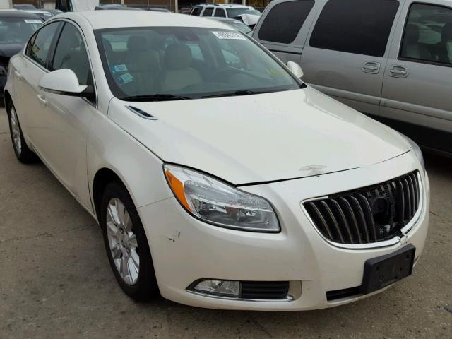 2G4GR5ER0C9214128 - 2012 BUICK REGAL WHITE photo 1