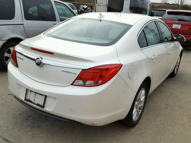 2G4GR5ER0C9214128 - 2012 BUICK REGAL WHITE photo 4