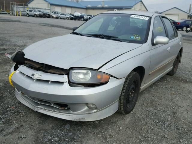 1G1JH54F547225903 - 2004 CHEVROLET CAVALIER L SILVER photo 2