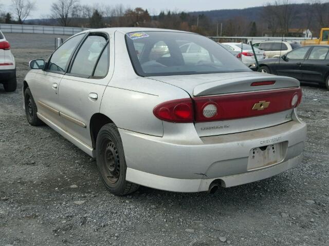 1G1JH54F547225903 - 2004 CHEVROLET CAVALIER L SILVER photo 3