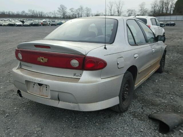 1G1JH54F547225903 - 2004 CHEVROLET CAVALIER L SILVER photo 4