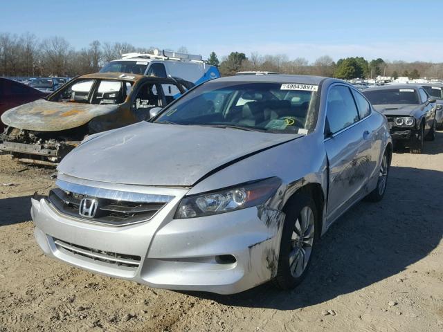 1HGCS1B88CA019167 - 2012 HONDA ACCORD EXL SILVER photo 2