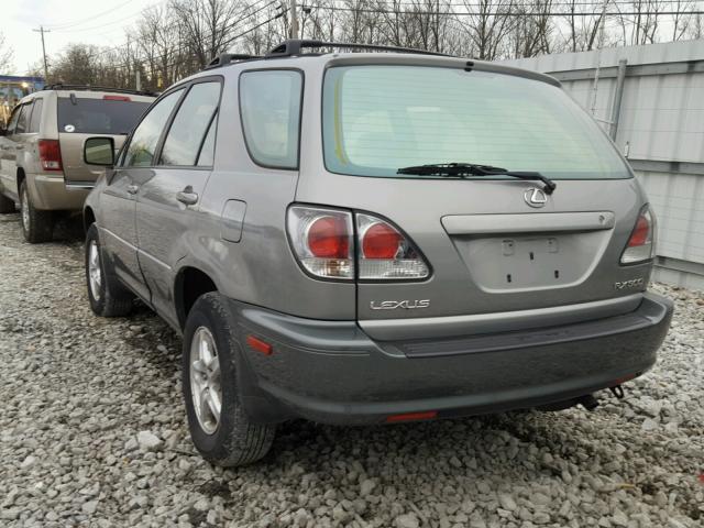 JTJHF10U020279587 - 2002 LEXUS RX 300 GRAY photo 3