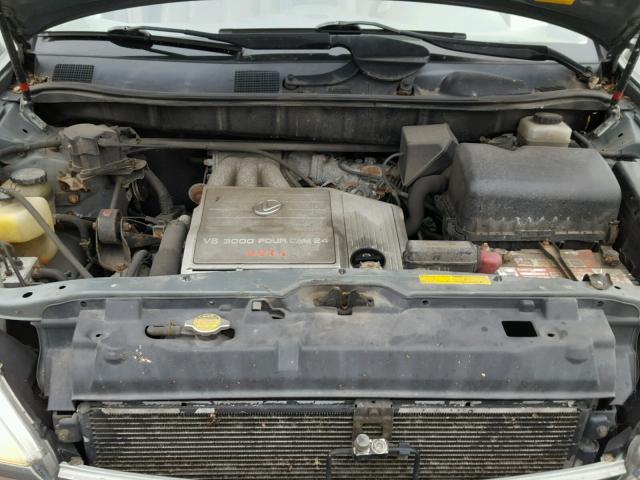 JTJHF10U020279587 - 2002 LEXUS RX 300 GRAY photo 7