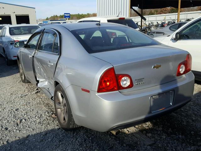 1G1ZJ57B194112653 - 2009 CHEVROLET MALIBU 2LT SILVER photo 3