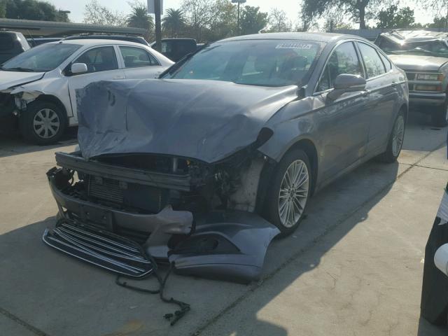 3FA6P0H97DR267933 - 2013 FORD FUSION SE CHARCOAL photo 2