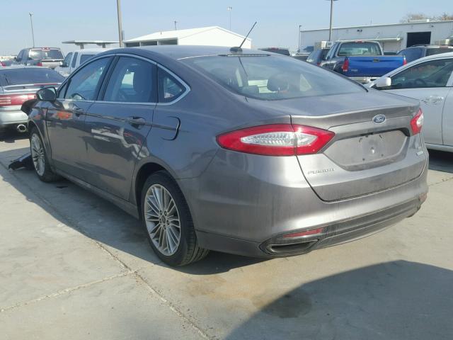 3FA6P0H97DR267933 - 2013 FORD FUSION SE CHARCOAL photo 3