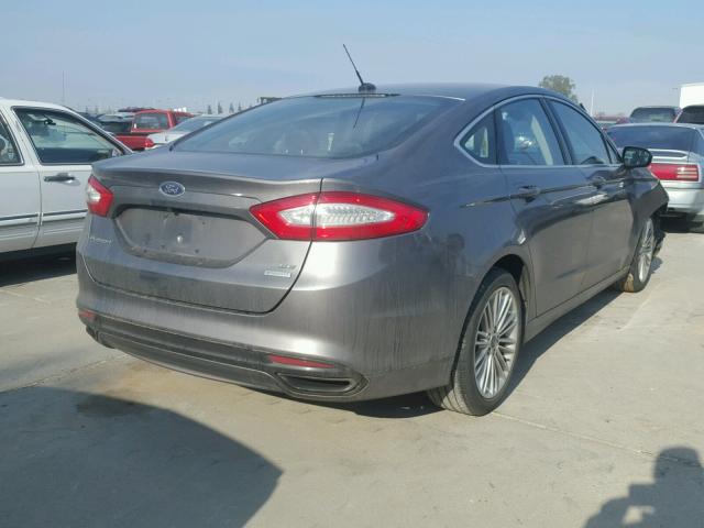 3FA6P0H97DR267933 - 2013 FORD FUSION SE CHARCOAL photo 4