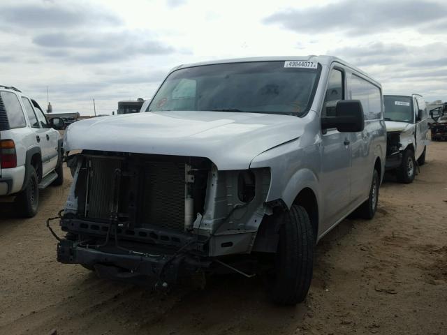 1N6AF0KY1DN108350 - 2013 NISSAN NV 2500 SILVER photo 2