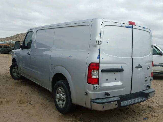 1N6AF0KY1DN108350 - 2013 NISSAN NV 2500 SILVER photo 3