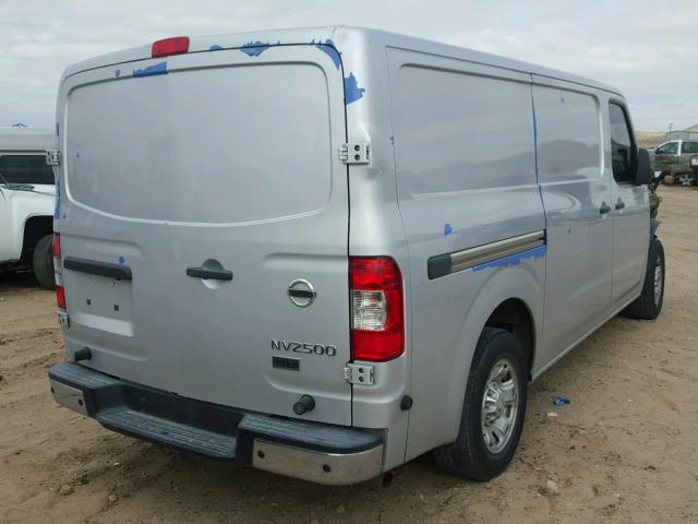 1N6AF0KY1DN108350 - 2013 NISSAN NV 2500 SILVER photo 4