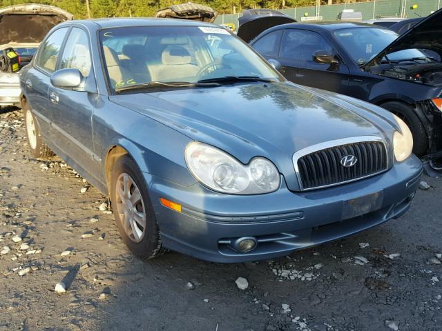 KMHWF25S55A152142 - 2005 HYUNDAI SONATA GL BLUE photo 1