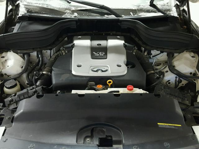 JNKAJ09E38M302546 - 2008 INFINITI EX35 BASE WHITE photo 7