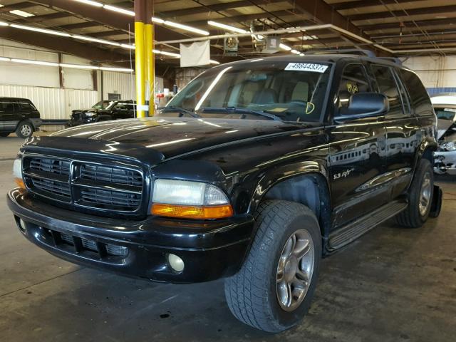 1B8HS78Z72F216710 - 2002 DODGE DURANGO R/ BLACK photo 2