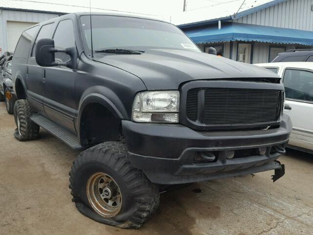 1FMNU43S11EC79196 - 2001 FORD EXCURSION BLACK photo 1