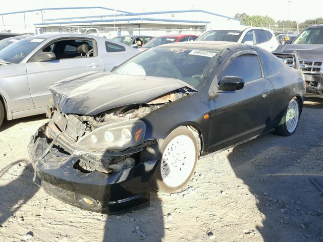 JH4DC53852C007498 - 2002 ACURA RSX BLACK photo 2