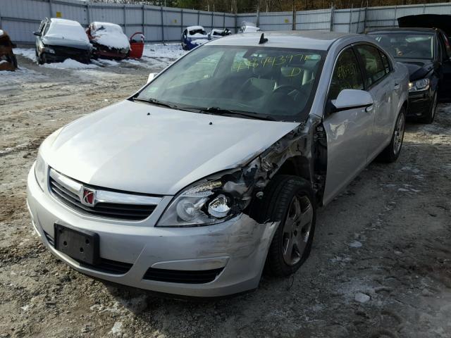 1G8ZS57B59F182742 - 2009 SATURN AURA XE SILVER photo 2