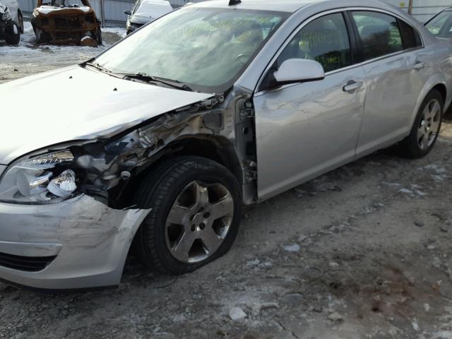 1G8ZS57B59F182742 - 2009 SATURN AURA XE SILVER photo 9