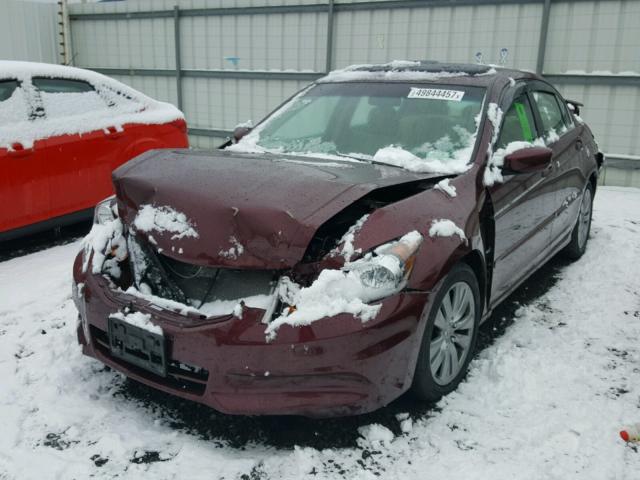 1HGCP2F82CA137877 - 2012 HONDA ACCORD EXL Tünd qırmızı foto 2