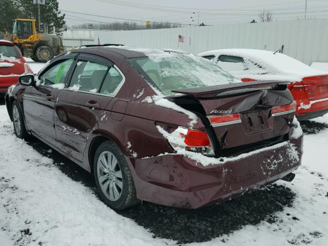 1HGCP2F82CA137877 - 2012 HONDA ACCORD EXL Tünd qırmızı foto 3
