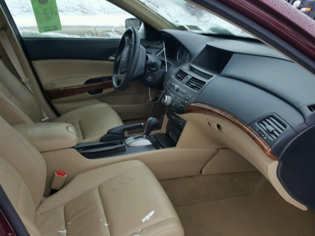 1HGCP2F82CA137877 - 2012 HONDA ACCORD EXL Tünd qırmızı foto 5