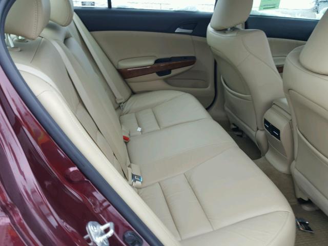 1HGCP2F82CA137877 - 2012 HONDA ACCORD EXL Tünd qırmızı foto 6