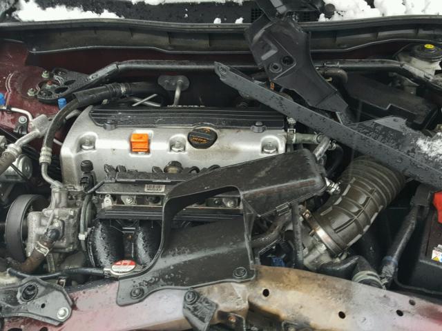 1HGCP2F82CA137877 - 2012 HONDA ACCORD EXL Tünd qırmızı foto 7