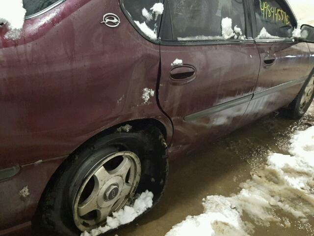2G1WF55K439125537 - 2003 CHEVROLET IMPALA MAROON photo 9