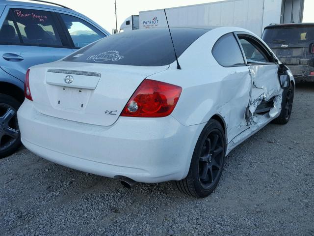 JTKDE177060080283 - 2006 TOYOTA SCION TC WHITE photo 4