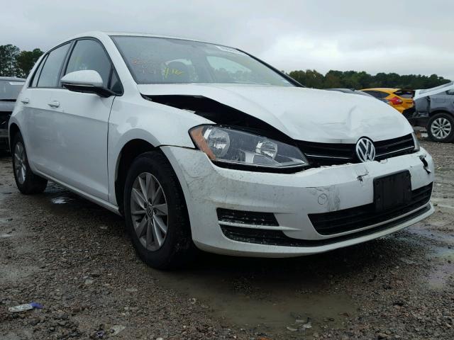 3VW217AU6FM014097 - 2015 VOLKSWAGEN GOLF WHITE photo 1