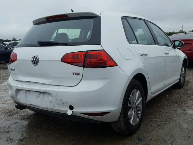 3VW217AU6FM014097 - 2015 VOLKSWAGEN GOLF WHITE photo 4