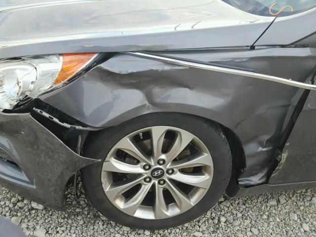 5NPEC4AB3BH210800 - 2011 HYUNDAI SONATA SE GRAY photo 9