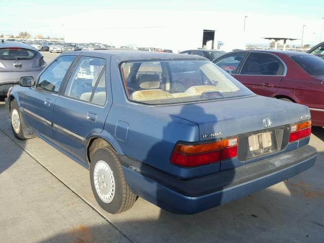 JHMBA7439GC117327 - 1986 HONDA ACCORD LX BLUE photo 3