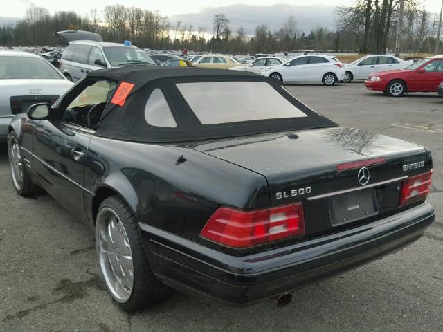 WDBFA68F3YF187986 - 2000 MERCEDES-BENZ SL 500 BLACK photo 3