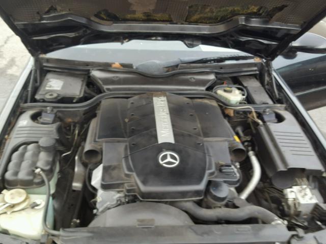 WDBFA68F3YF187986 - 2000 MERCEDES-BENZ SL 500 BLACK photo 7