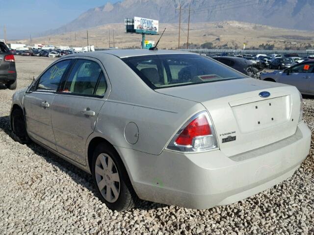 3FAHP06Z58R196653 - 2008 FORD FUSION S BEIGE photo 3