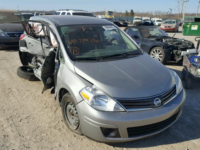 3N1BC1CP7CK289716 - 2012 NISSAN VERSA S GRAY photo 1