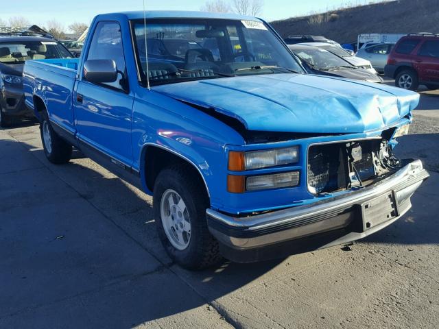 1GTEC14K4RE522368 - 1994 GMC SIERRA C15 BLUE photo 1