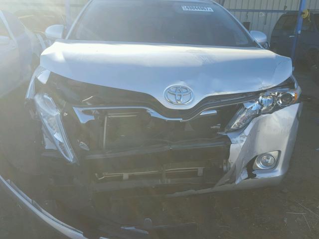 4T3ZA3BB5CU055578 - 2012 TOYOTA VENZA LE SILVER photo 9