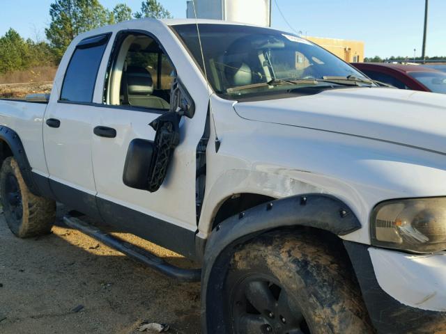 1D7HU18D43S365882 - 2003 DODGE RAM 1500 S WHITE photo 9