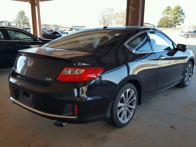 1HGCT2B8XDA012676 - 2013 HONDA ACCORD EXL BLACK photo 4