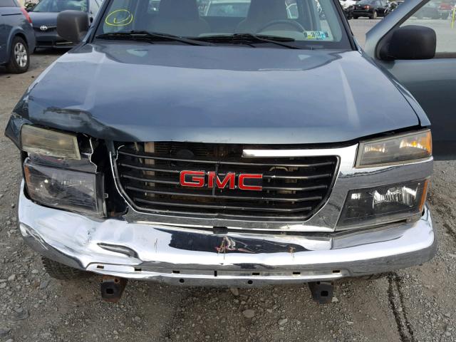 1GTCS148868174910 - 2006 GMC CANYON BLUE photo 7